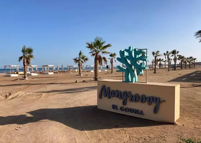 公寓 Mangroovy - 2br Prodigious Ground Pool & Sea View 洪加達